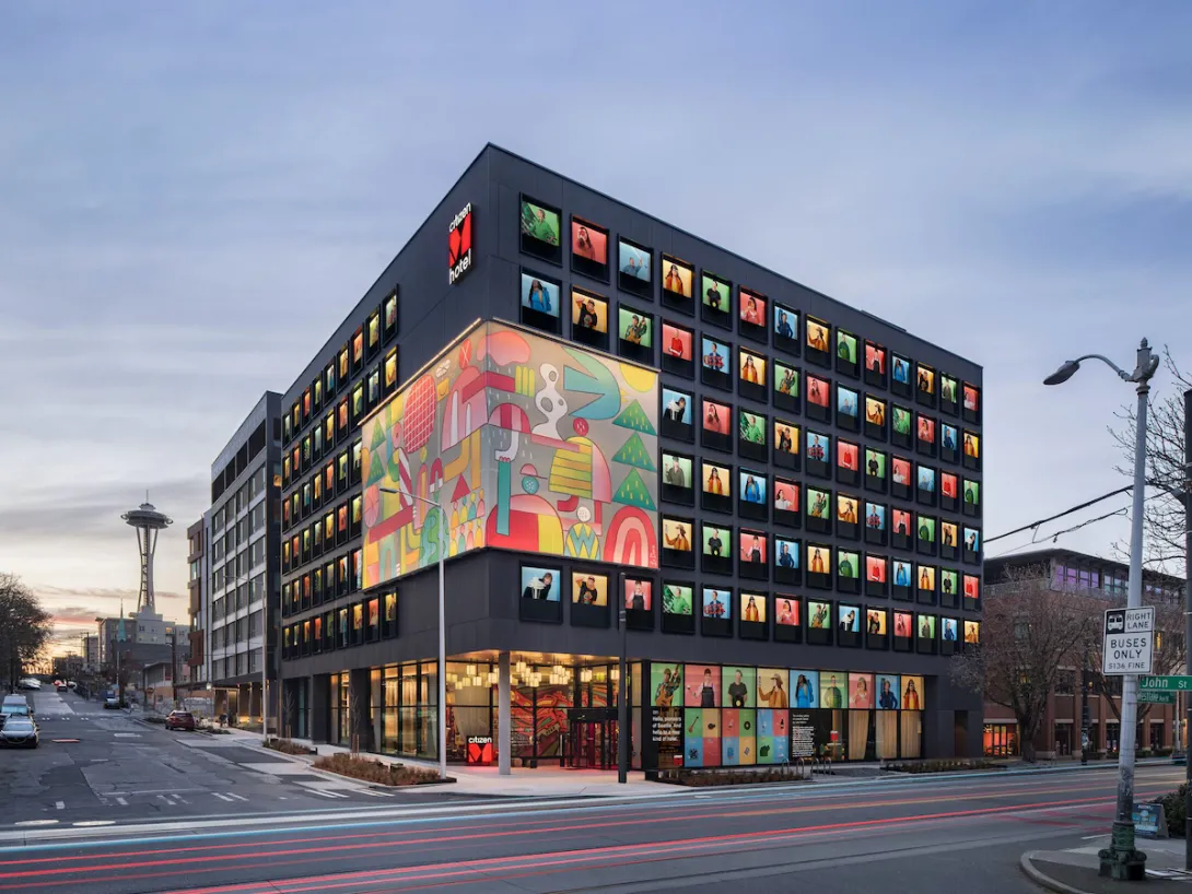 citizenM hotel Seattle exterior